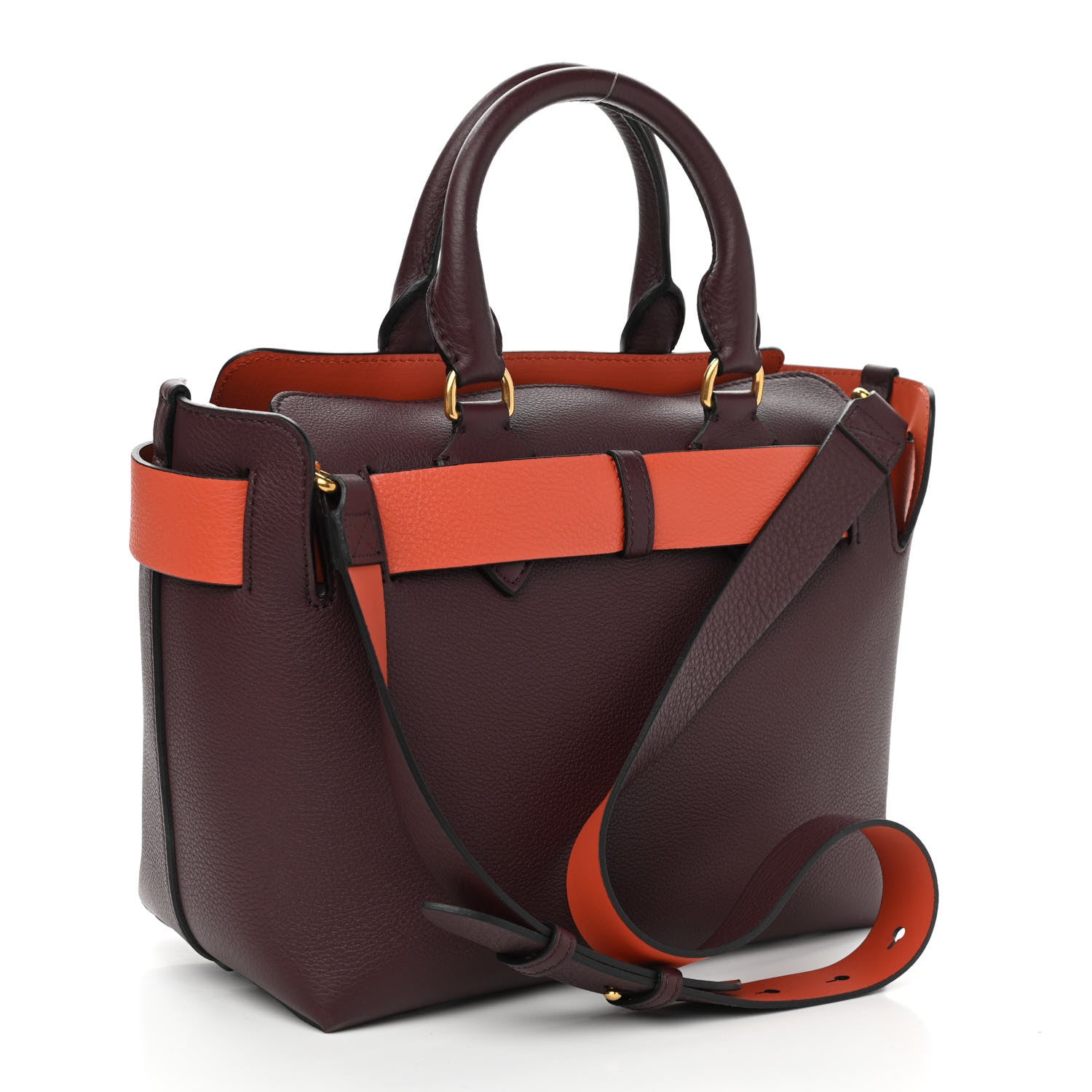 Burberry Soft Grain Calfskin Small Belt Bag Deep Claret 3 of 12