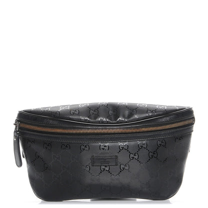Gucci Imprime Monogram Belt Bag Black 1 of 7