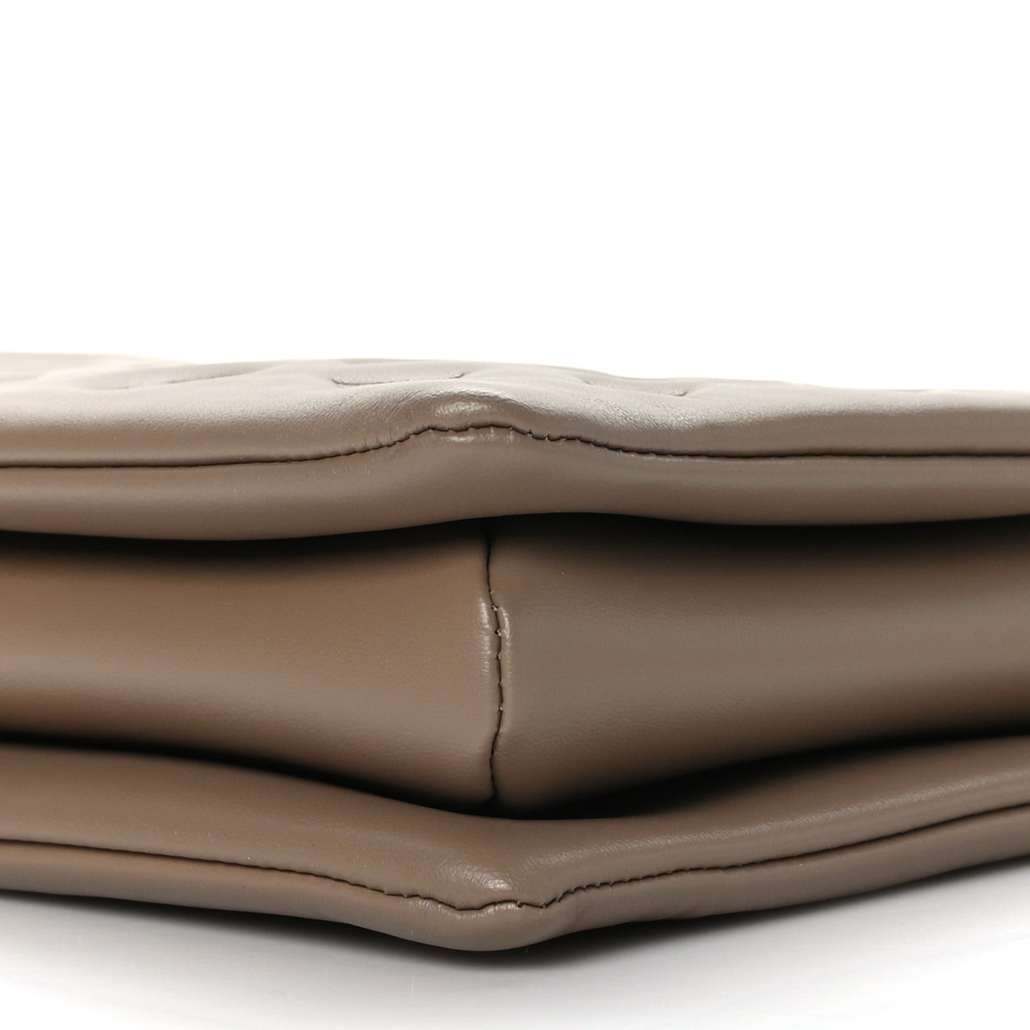 Louis Vuitton Lambskin Embossed Monogram Coussin PM Taupe 8 of 8