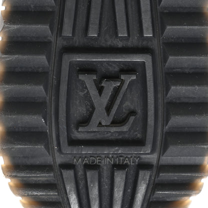 Louis Vuitton Suede Monogram Run Away Sneakers 40 Black 6 of 11