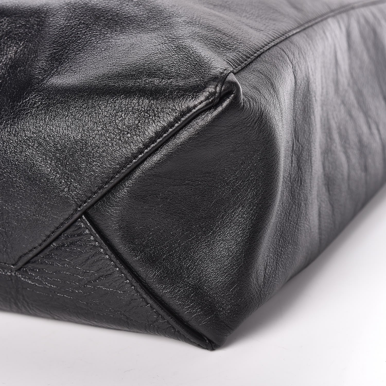 Celine Smooth Lambskin Vertical Cabas Black 8 of 9