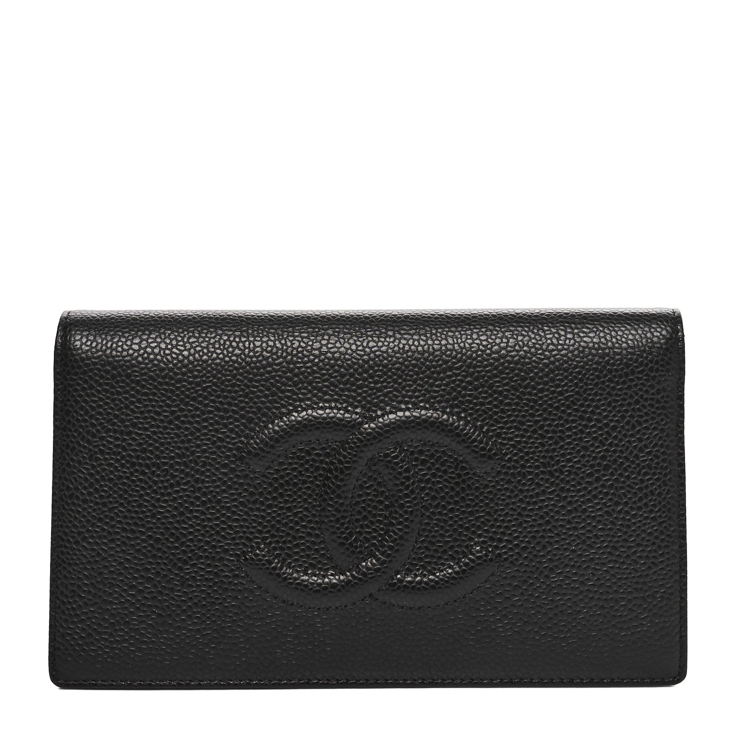 Chanel Caviar Timeless CC Yen Wallet Black 1 of 10