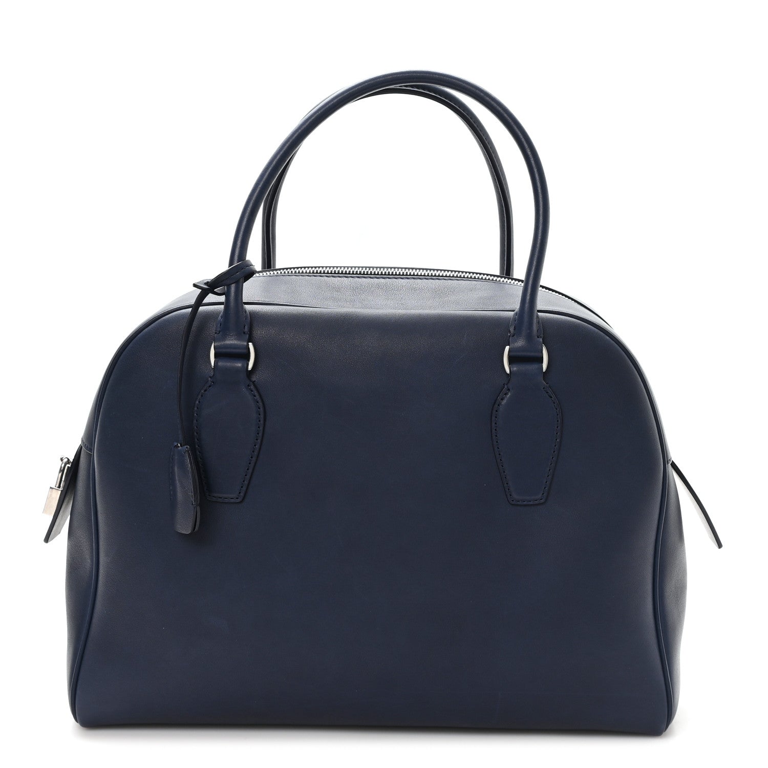 The Row Polished Saddle Calfskin India 12 Blue Nights 1 of 10