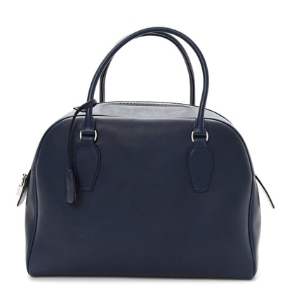 The Row Polished Saddle Calfskin India 12 Blue Nights 1 of 10