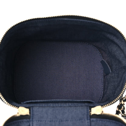 Chanel Lambskin Timeless Vanity Cosmetic Case Black 5 of 12