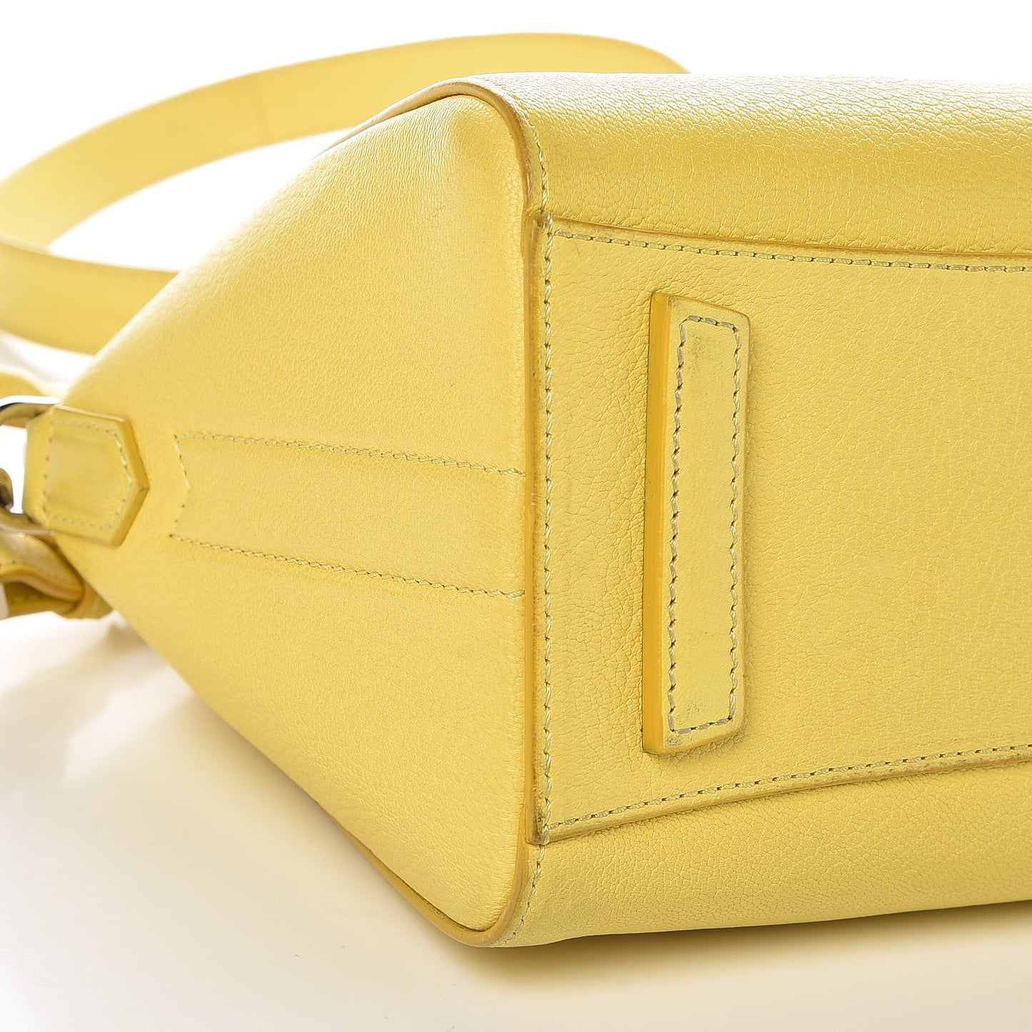 Sugar Goatskin Mini Antigona Yellow