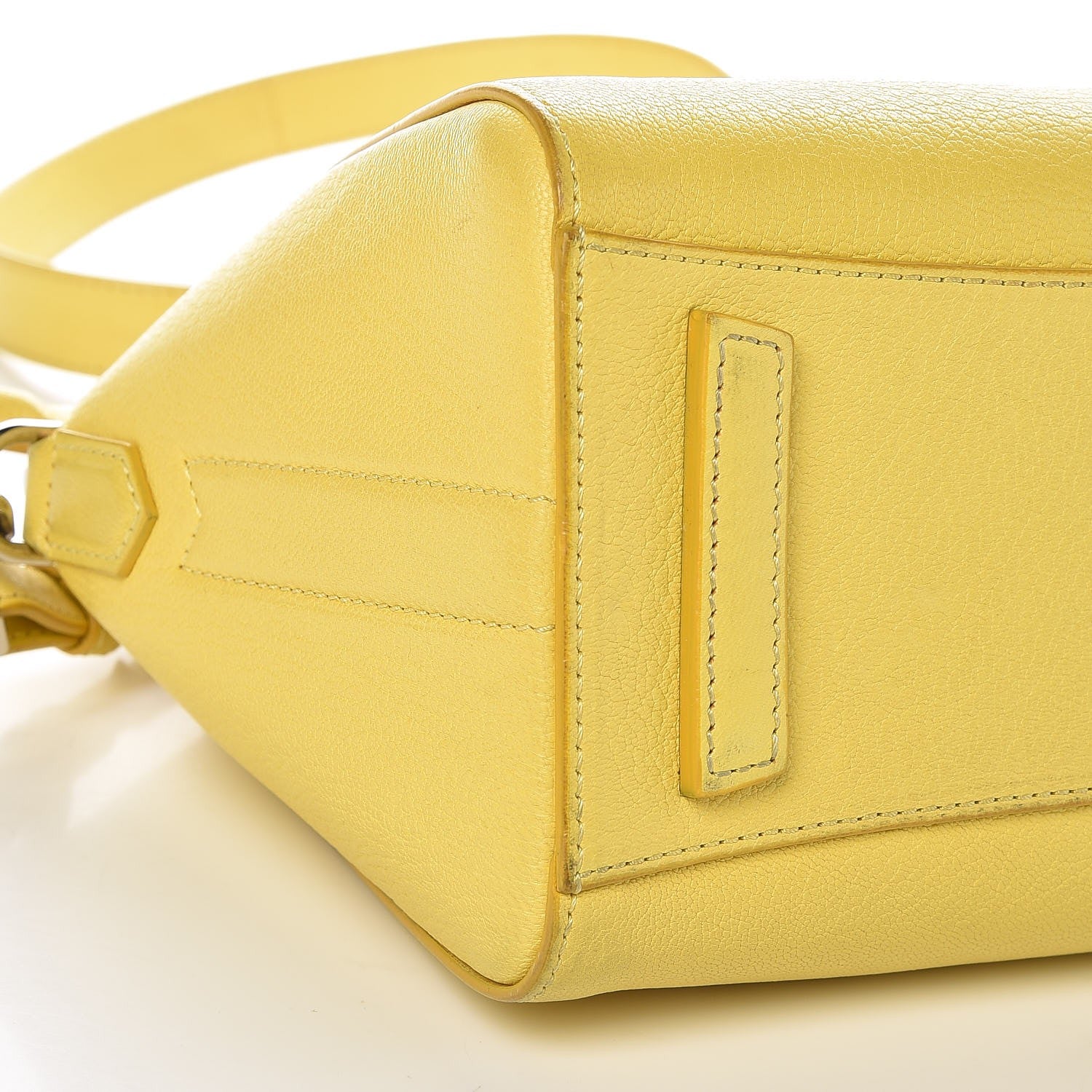 Givenchy Sugar Goatskin Mini Antigona Yellow 9 of 12