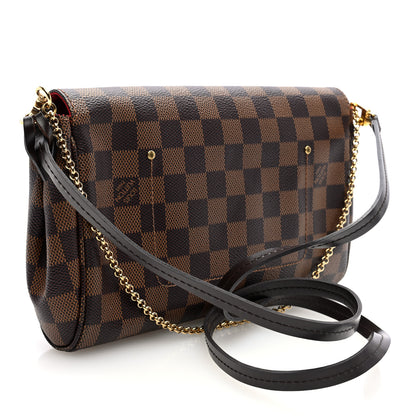 Louis Vuitton Damier Ebene Favorite MM 3 of 9
