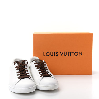 Louis Vuitton Mens Calfskin Monogram Luxembourg Sneakers 7.5 White 12 of 12