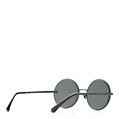 Chanel Round Sunglasses 4268 Black 4 of 8