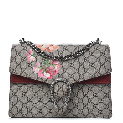 Gucci GG Supreme Monogram Blooms Medium Dionysus Shoulder Bag Beige Multicolor Dry Rose 1 of 14