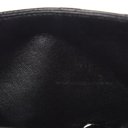 Chanel Lambskin Quilted Clutch With Chain Flap Black 15 of 16