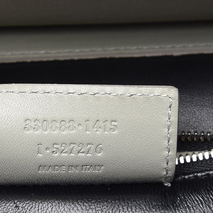 Balenciaga Smooth Calfskin Le Dix M Cartable Shoulder Bag Pearl Grey 8 of 12