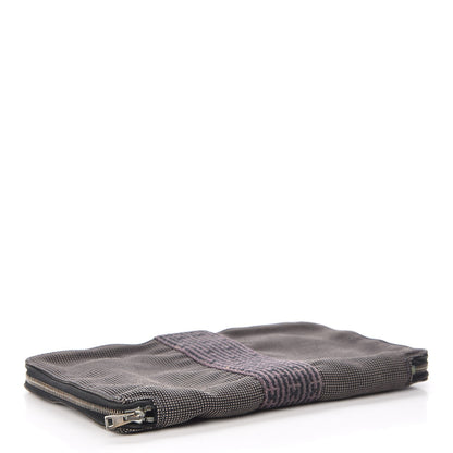 Hermes Canvas Herline Wallet Grey 4 of 15