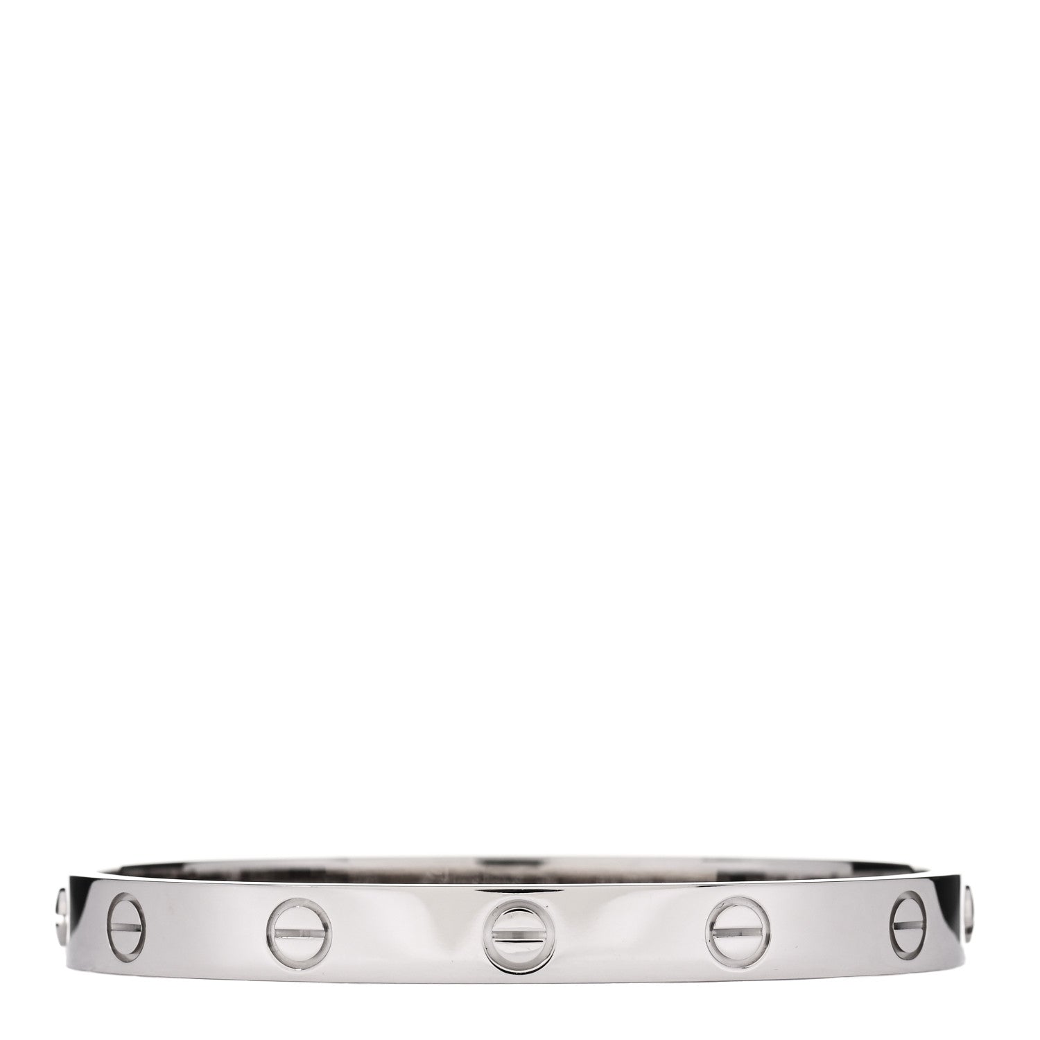 Cartier 18K White Gold LOVE Bracelet 16 2 of 4
