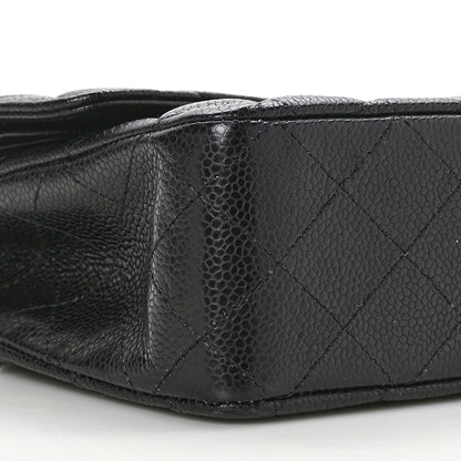 Chanel Caviar Quilted Medium Double Flap Black 9 of 13