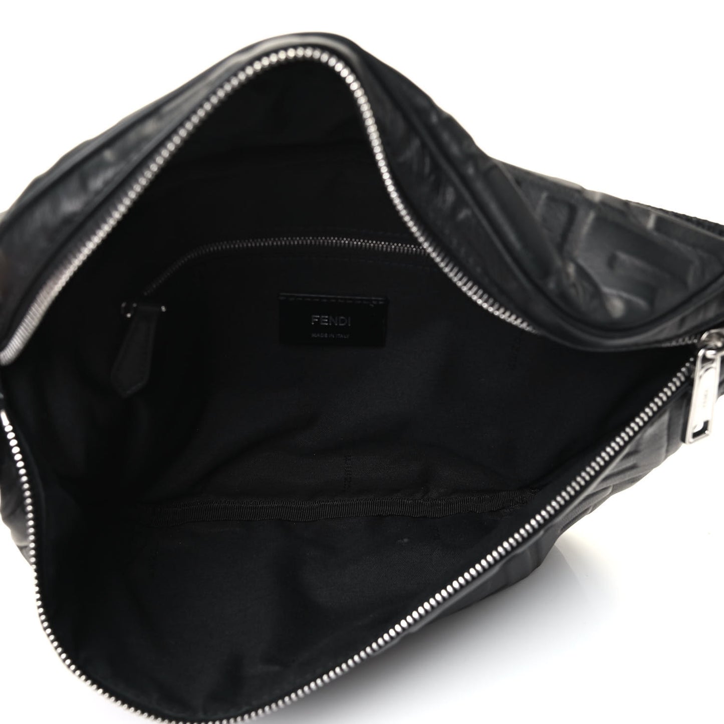 Nappa FF 1974 Embossed Belt Bag Black