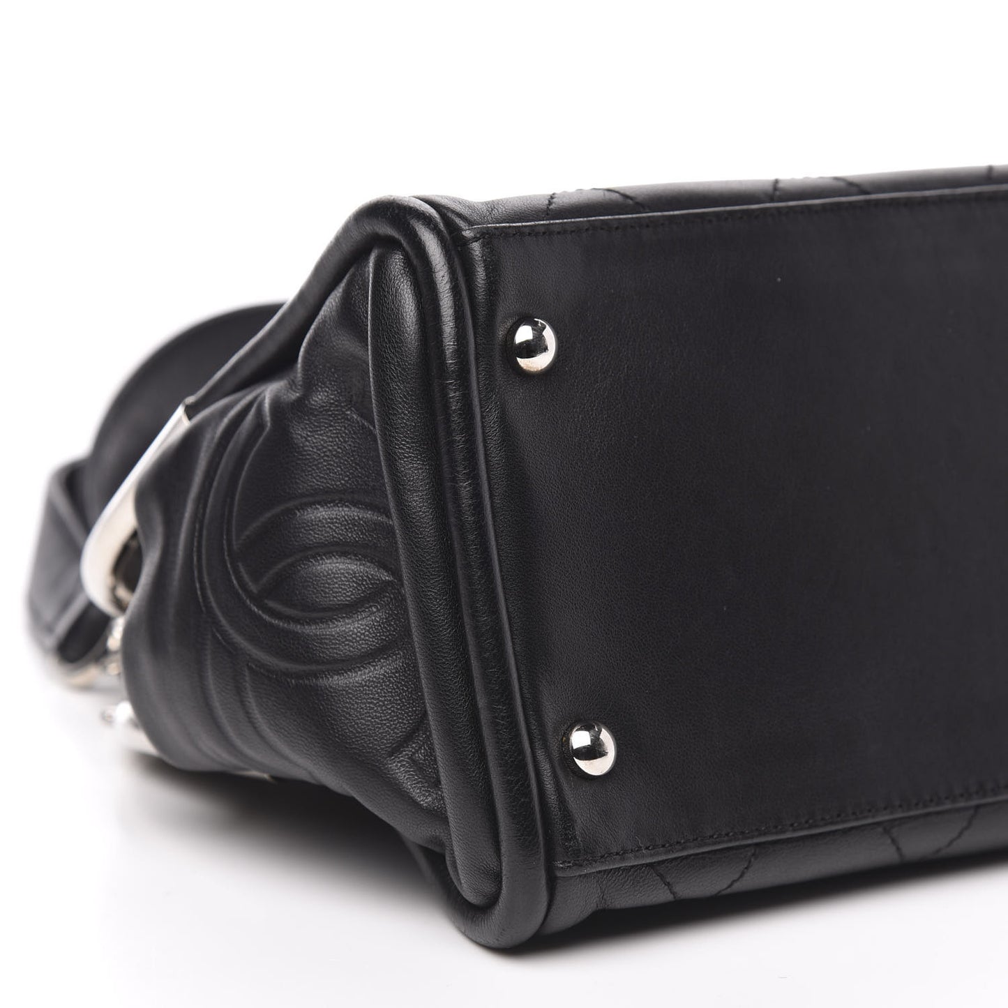 Lambskin Ultimate Soft Frame Bag Black