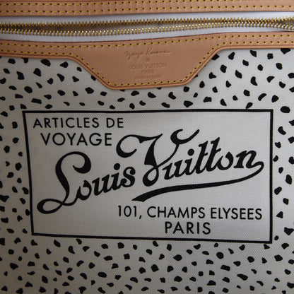 Louis Vuitton Monogram Kusama Waves Neverfull MM White 9 of 10