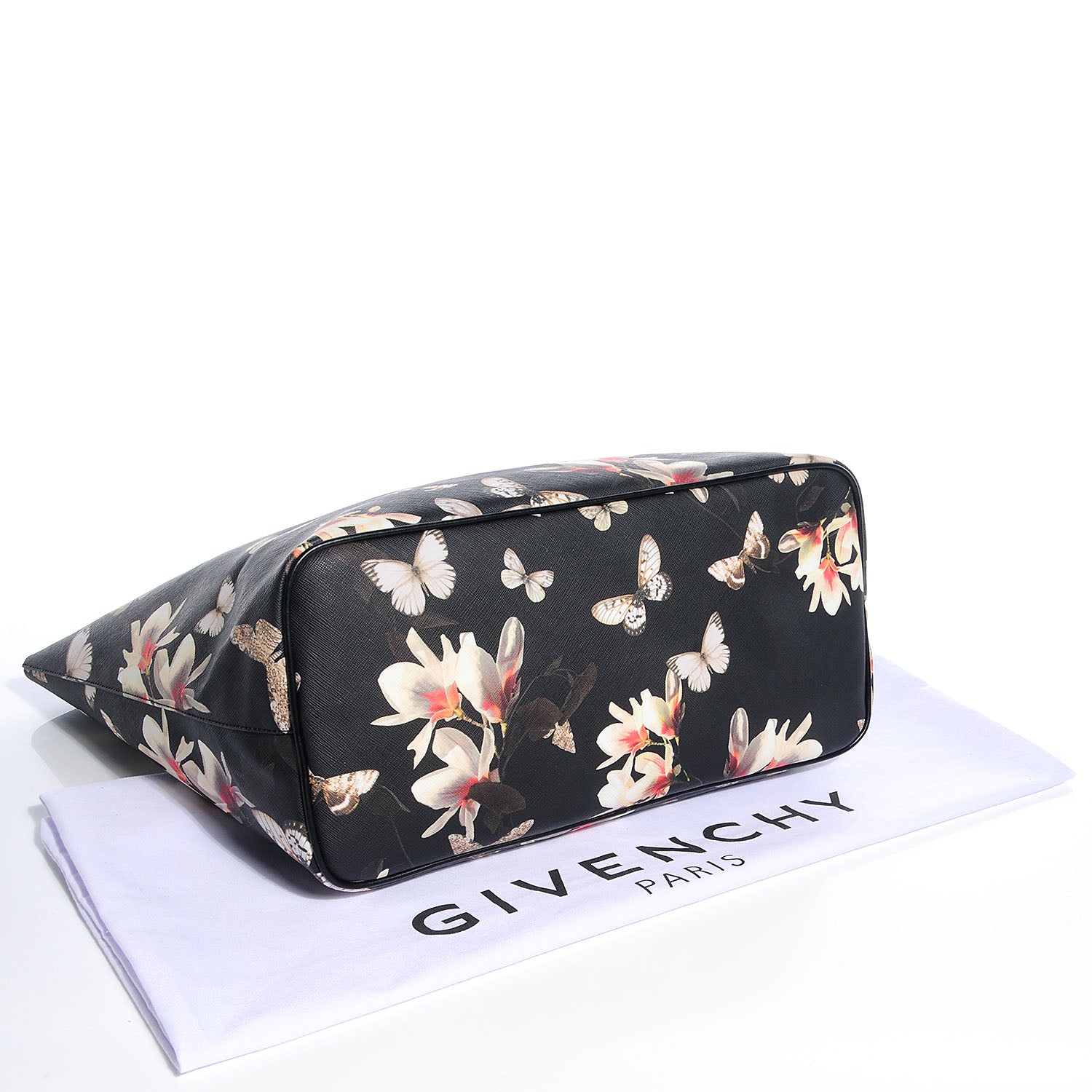 Givenchy Textured Coated Canvas Magnolia and Moth Print Large Antigona Tote 4 of 9