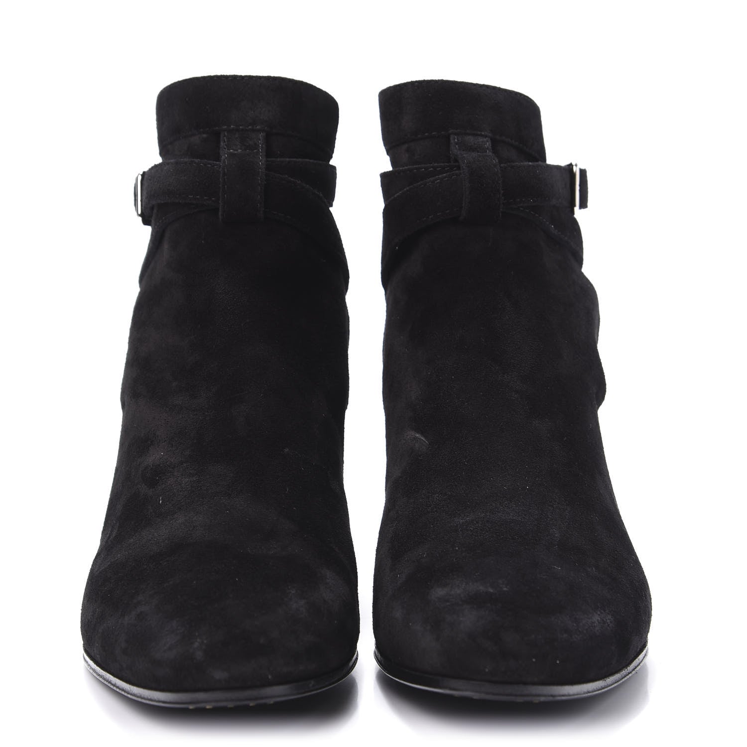Saint Laurent Suede Jodhpur Calfskin Blake Ankle Boots 39.5 Black 2 of 9