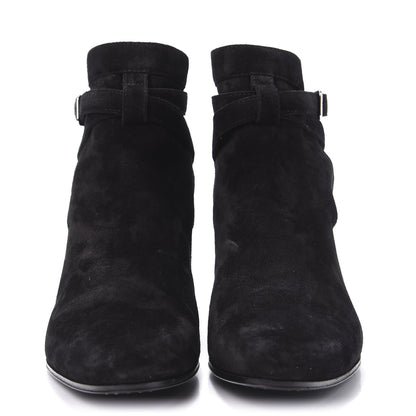 Saint Laurent Suede Jodhpur Calfskin Blake Ankle Boots 39.5 Black 2 of 9