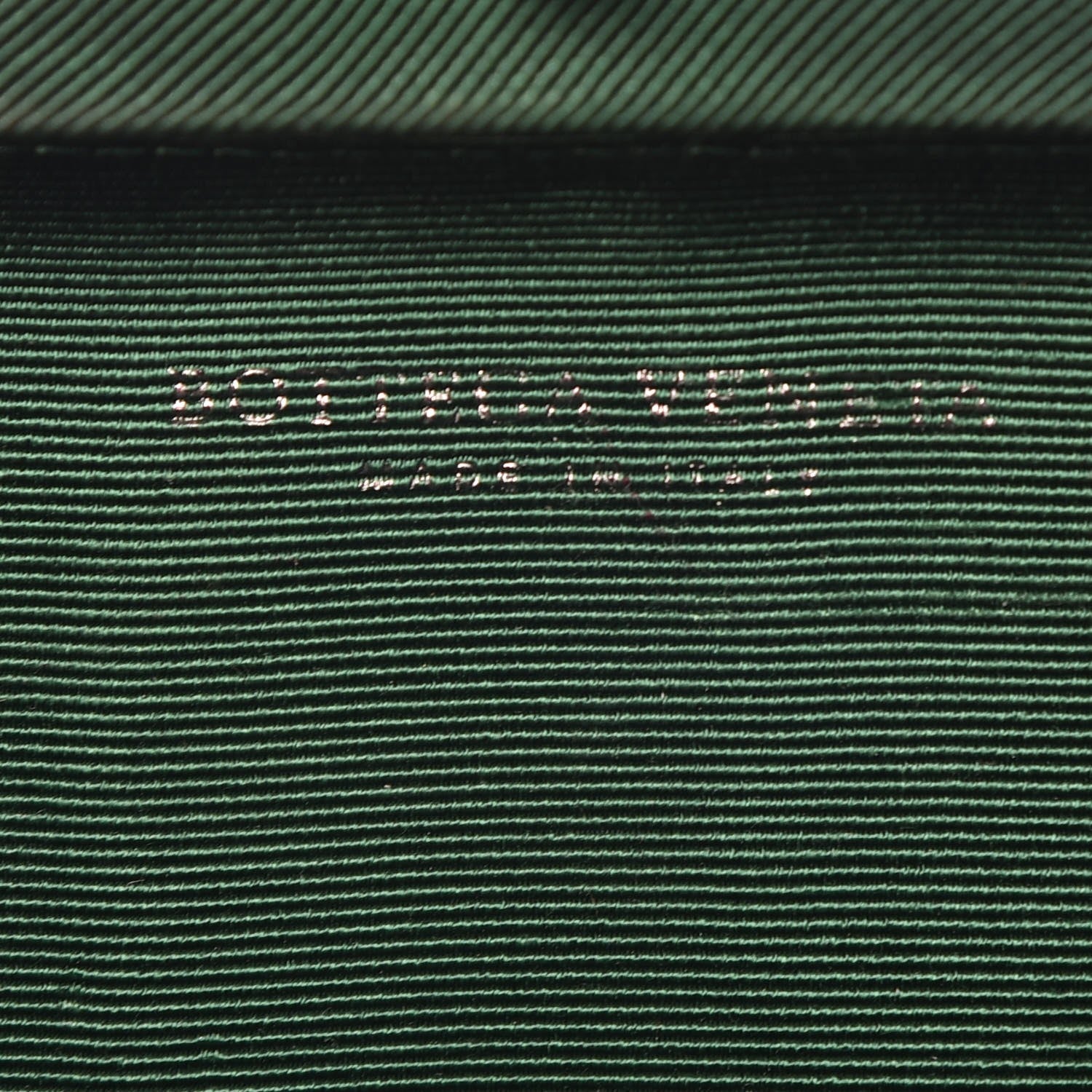 Bottega Veneta Silk Faille Intrecciato Knot Clutch Green 5 of 6