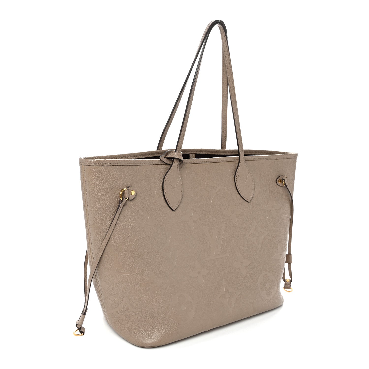 Louis Vuitton Empreinte Monogram Giant Neverfull MM Tourterelle 4 of 12