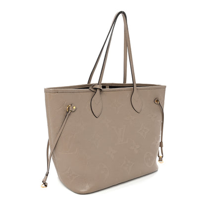 Louis Vuitton Empreinte Monogram Giant Neverfull MM Tourterelle 4 of 12