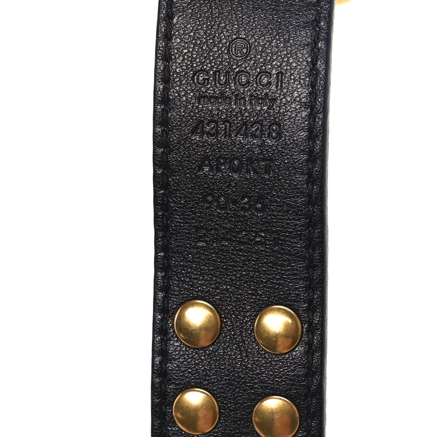 Calfskin Metal Flower Interlocking G Belt 90 36 Red