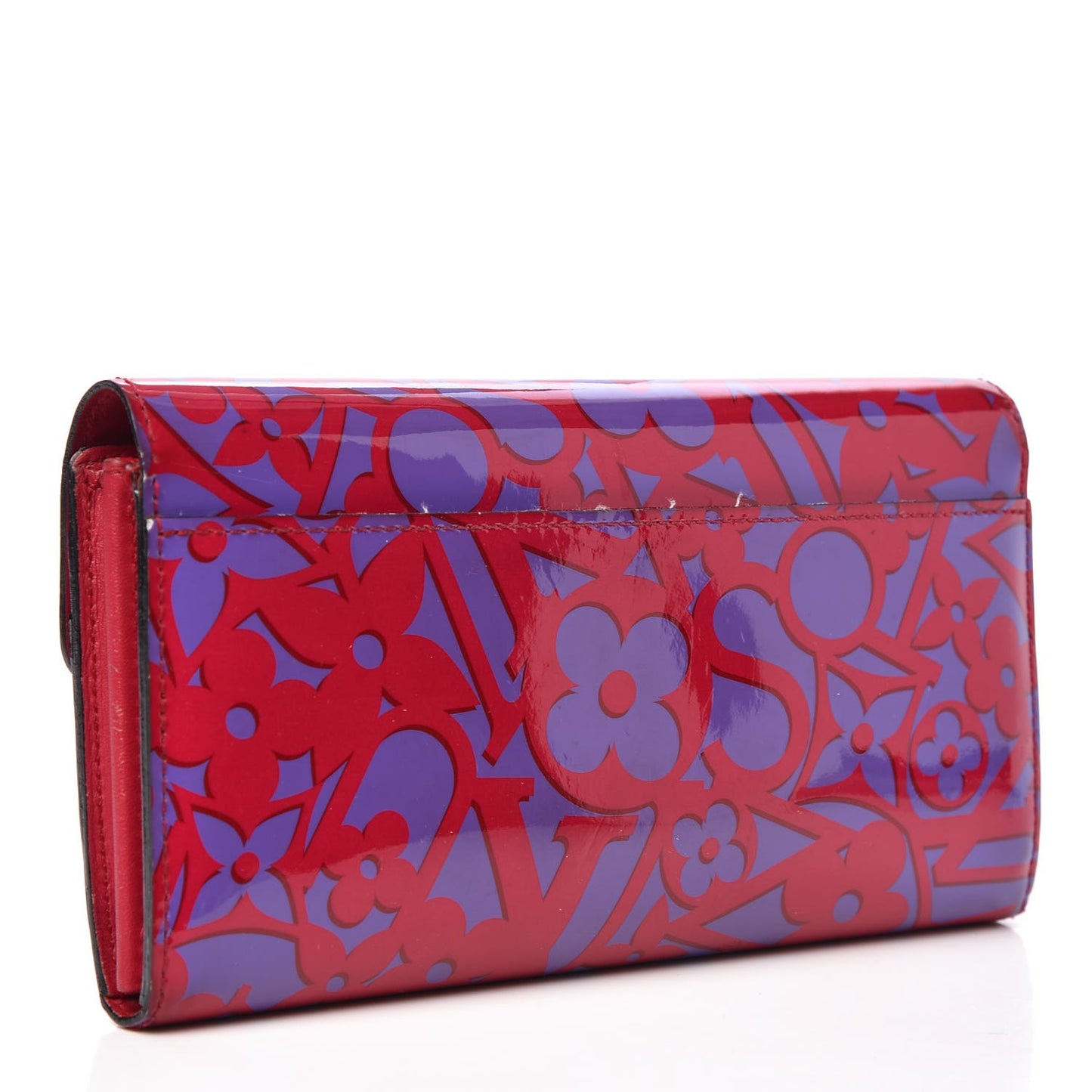 Patent Sweet Monogram Sarah Wallet Rose Indien