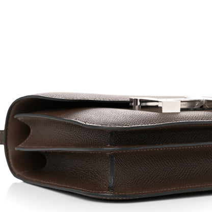 Hermes Epsom Enamel Constance 18 Ecorce Gris Asphalte 10 of 12