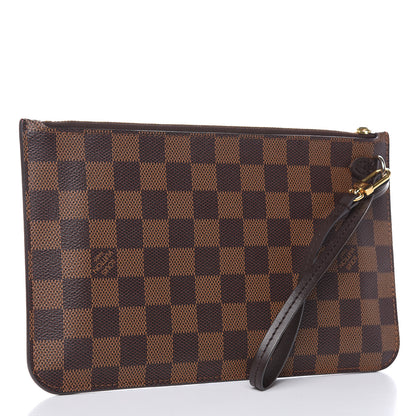 Louis Vuitton Damier Ebene Neverfull MM GM Pochette 3 of 9