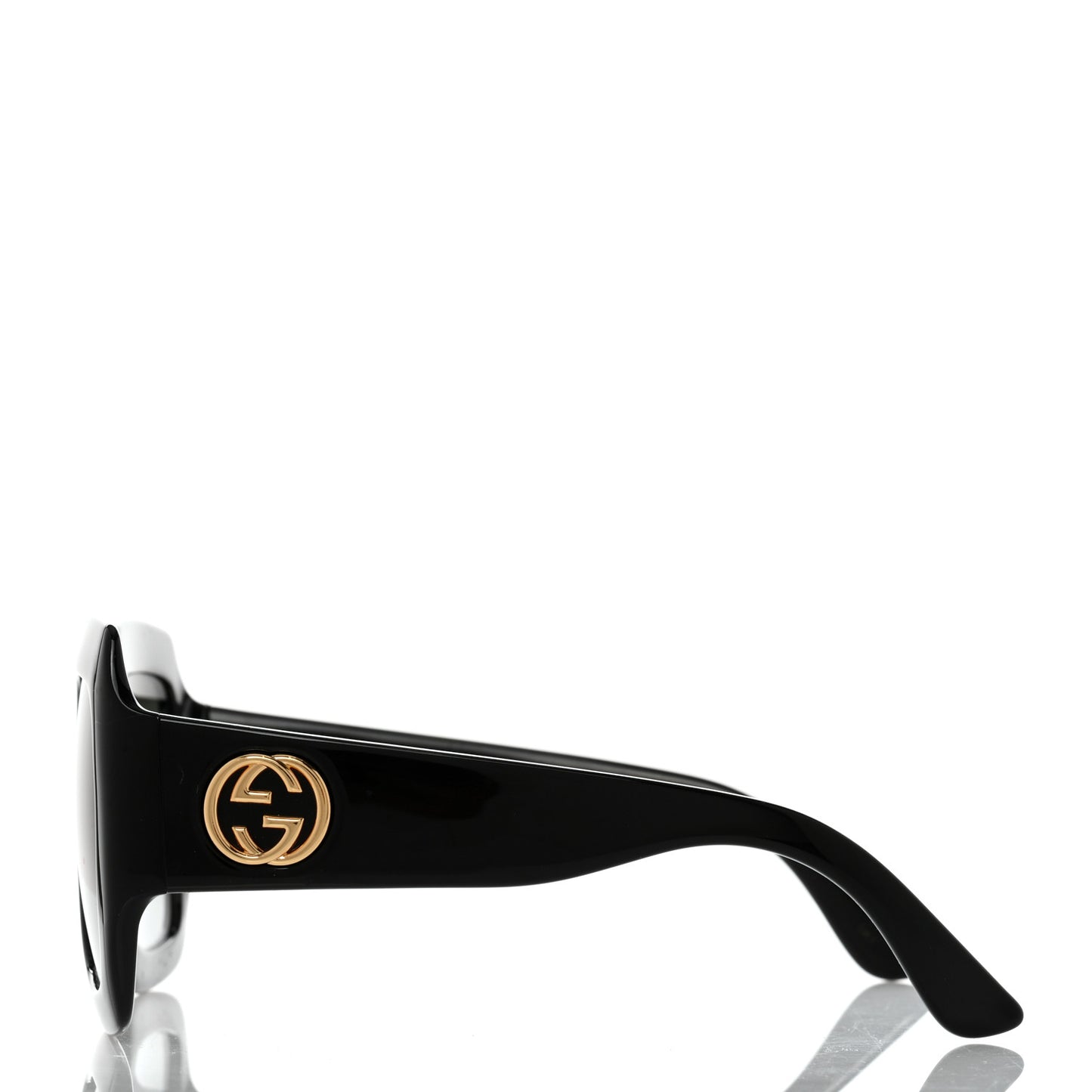 Acetate Square Frame Sunglasses GG0053S Black