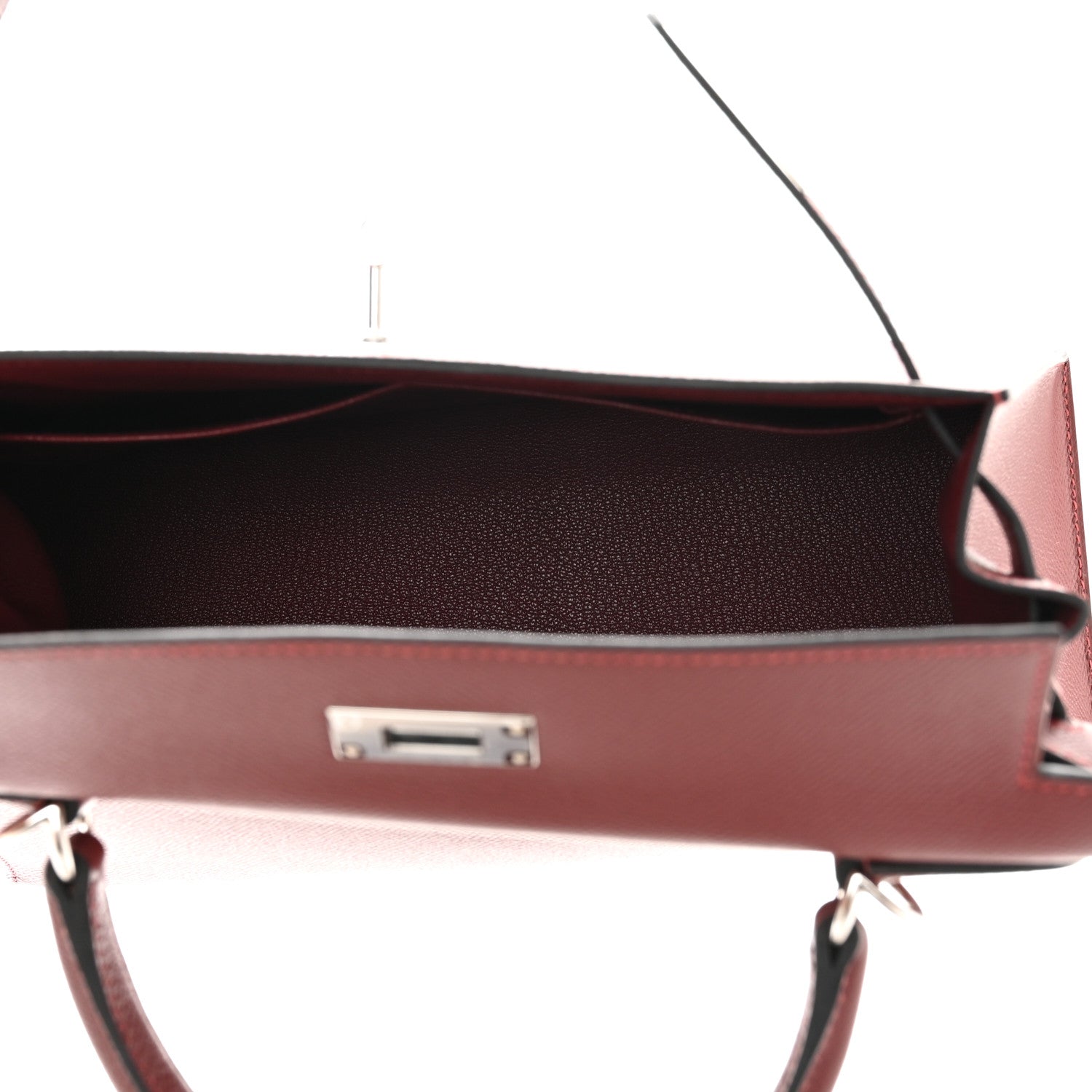Hermes Epsom Kelly Sellier 28 Rouge H 5 of 11