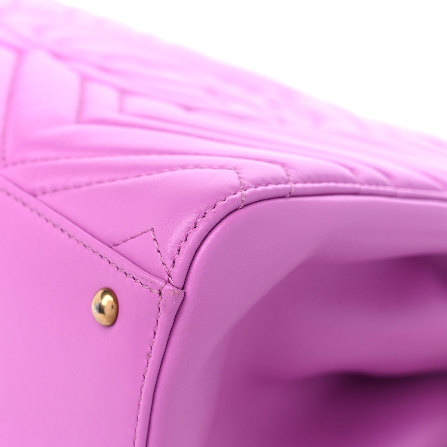 Calfskin Matelasse Small GG Marmont Tote Candy Mousse