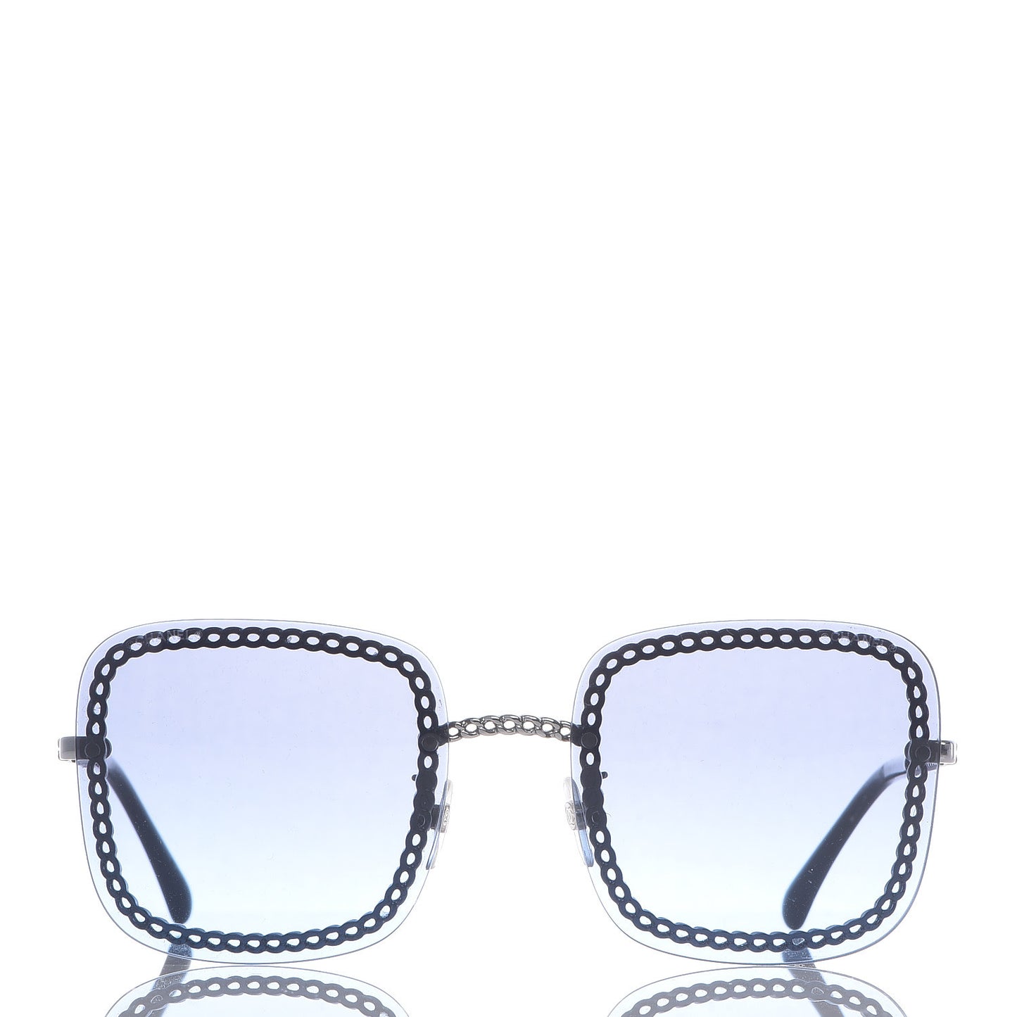 Chain Square Sunglasses 4244 Blue