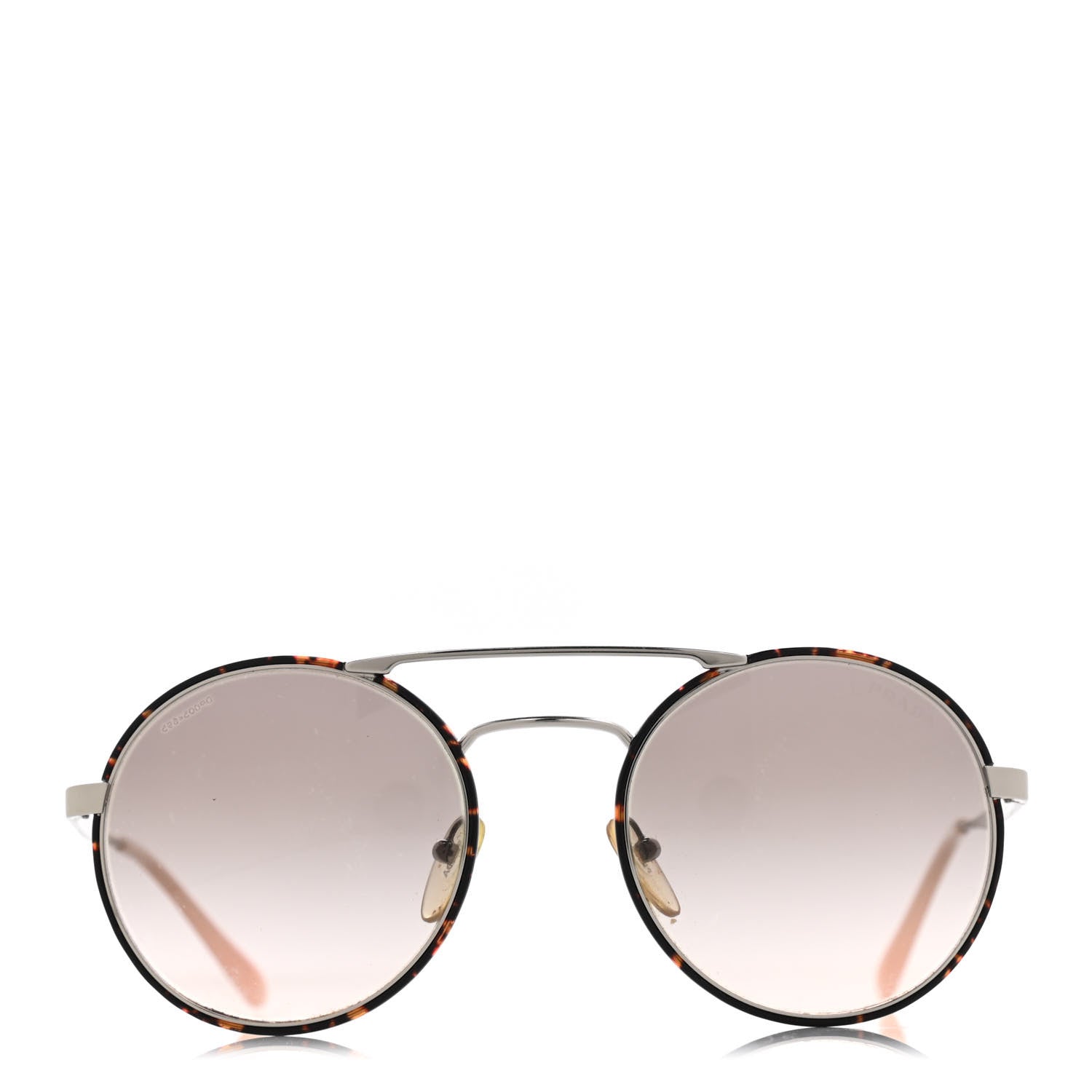 Prada Round Sunglasses SPR 51S Gold 2 of 7