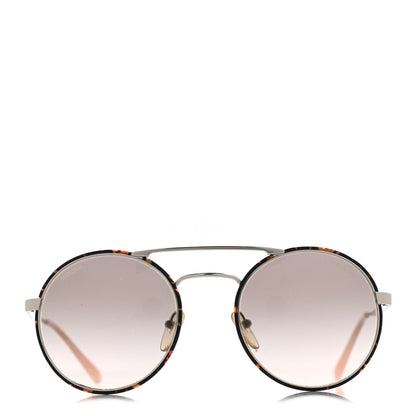 Prada Round Sunglasses SPR 51S Gold 2 of 7