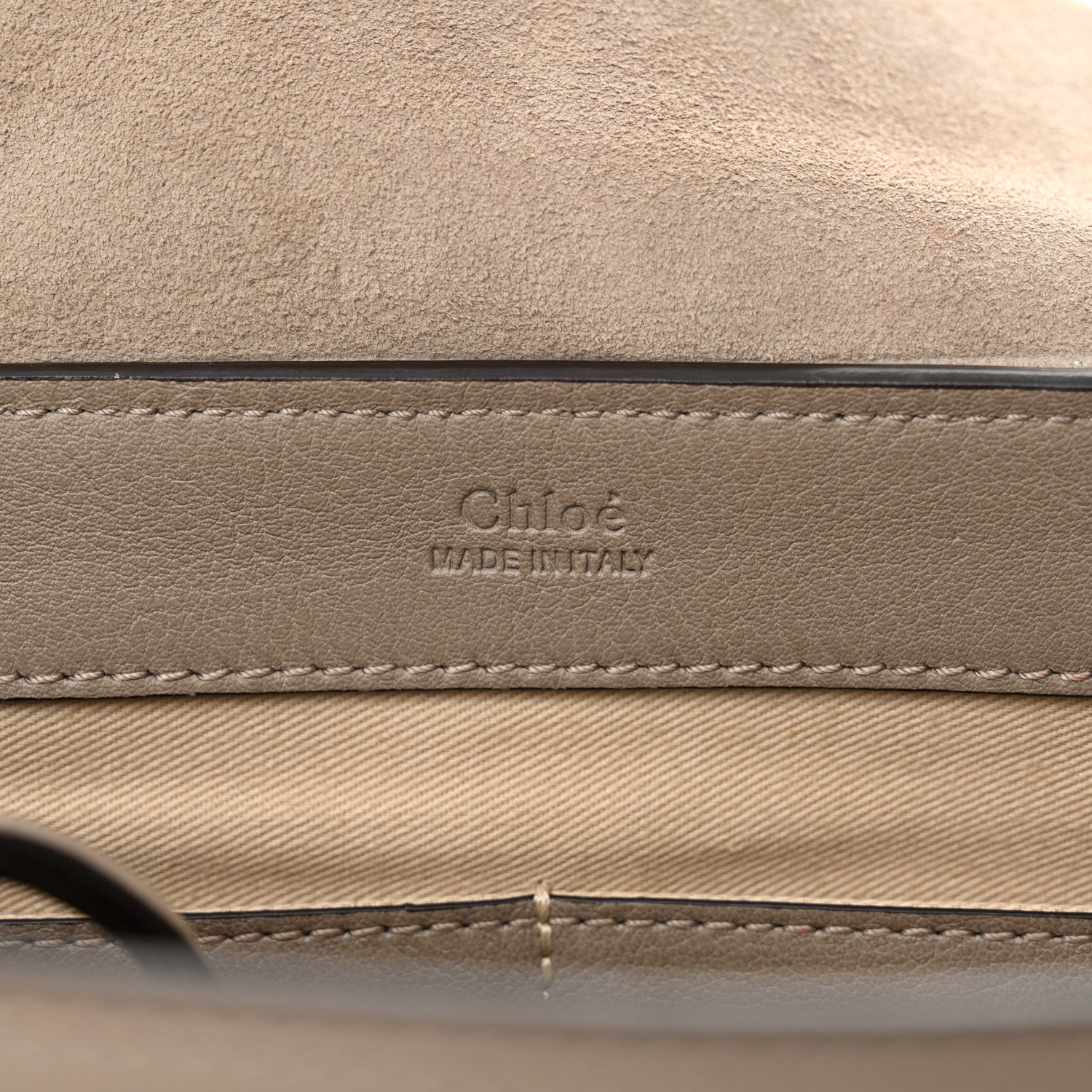 Chloe Calfskin Small Faye Day Shoulder Bag Motty Grey 6 of 10