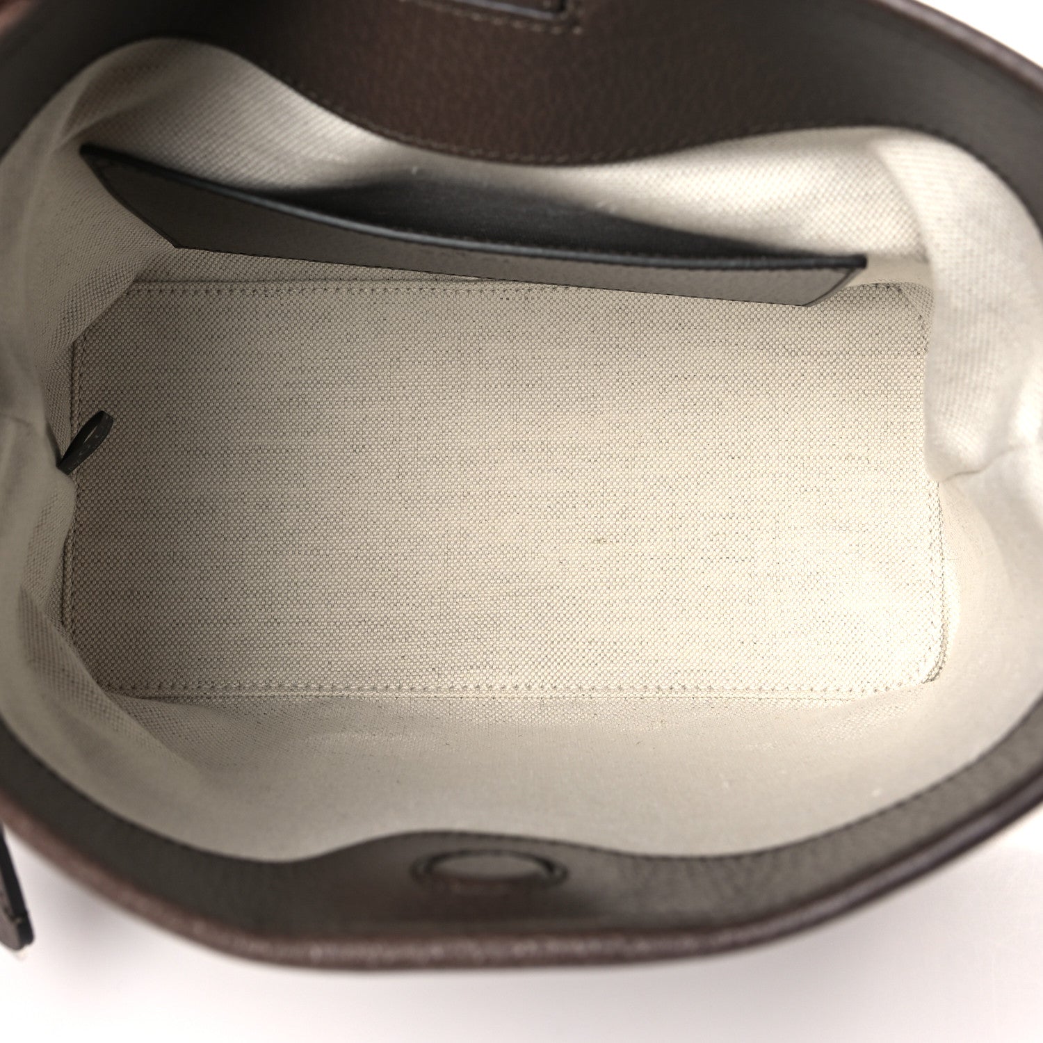 Gucci GG Supreme Monogram Textured Dollar Calfskin Web Small Ophidia Bucket Shoulder Bag Beige Ebony New Acero 5 of 9
