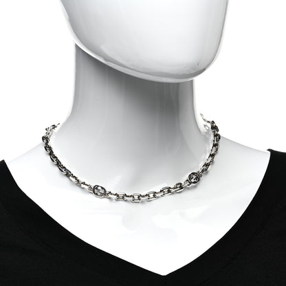 Gucci Sterling Silver Interlocking GG Chain Necklace 2 of 4