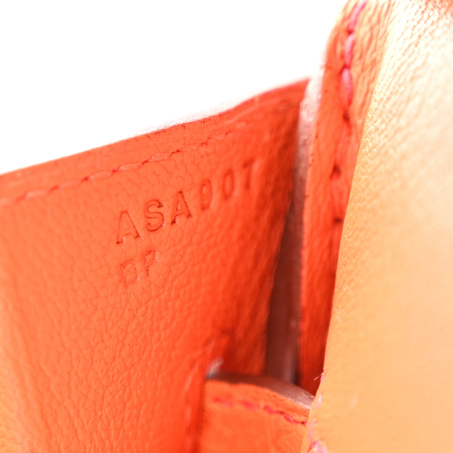 Hermes Ostrich Horseshoe Birkin 30 Rouge Vif Orange 7 of 12