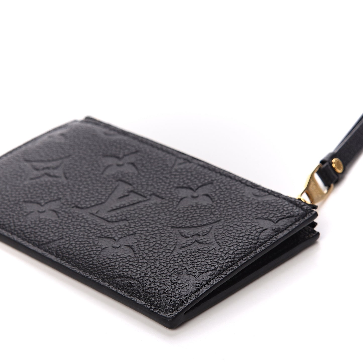 Empreinte Zipper Card Holder Black