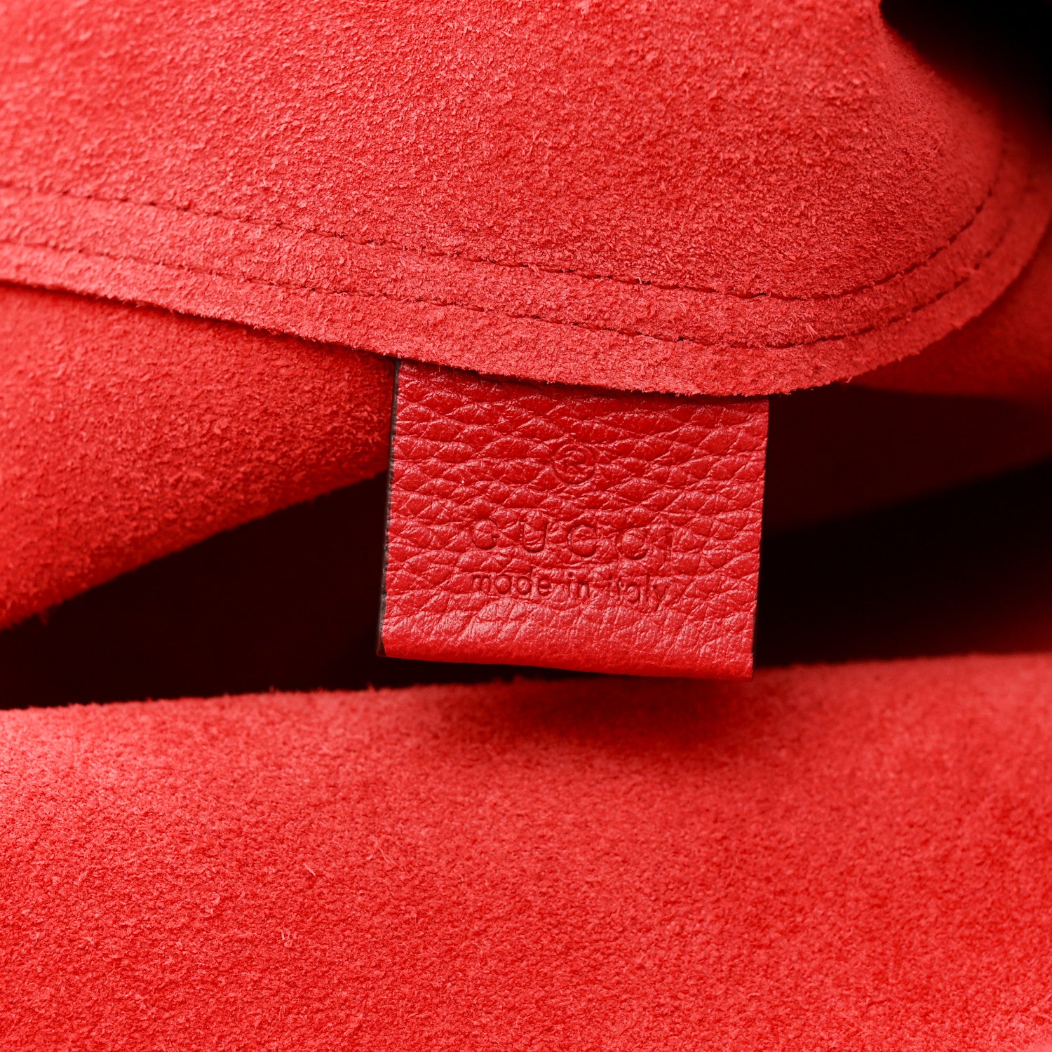 Gucci Calfskin Large Elton John Levon-Goodbye Tote Red 8 of 12