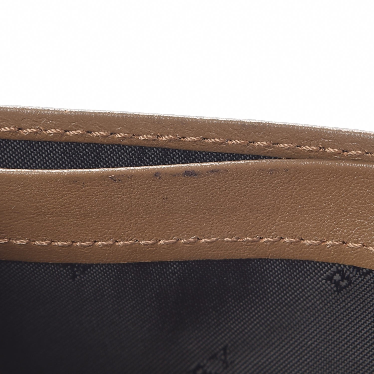 Burberry London Grainy Check Embossed Billfold Wallet Camel 8 of 9