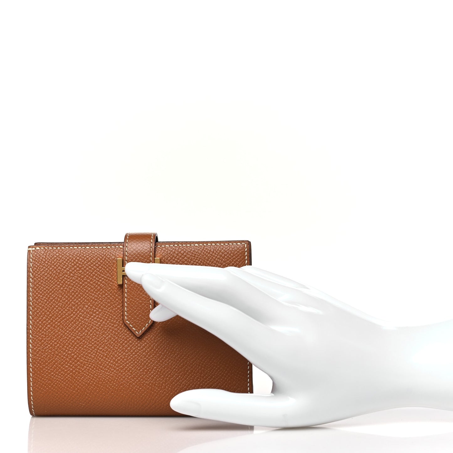 Epsom Bearn Compact Wallet Gold