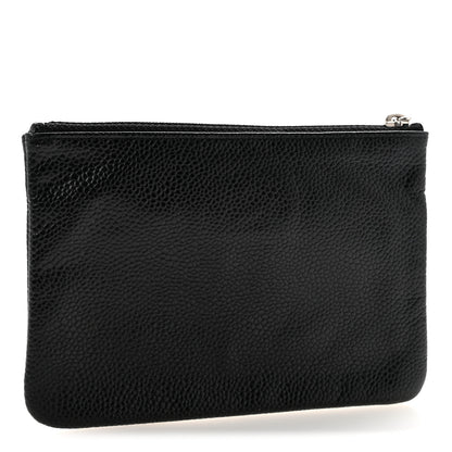 Chanel Caviar Timeless CC Small Cosmetic Case Black 3 of 8