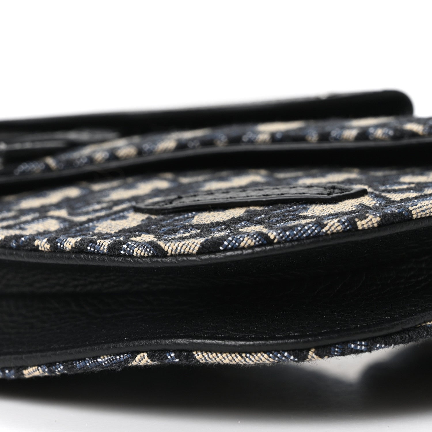 Christian Dior Oblique Saddle Messenger Pouch Beige Black 9 of 9