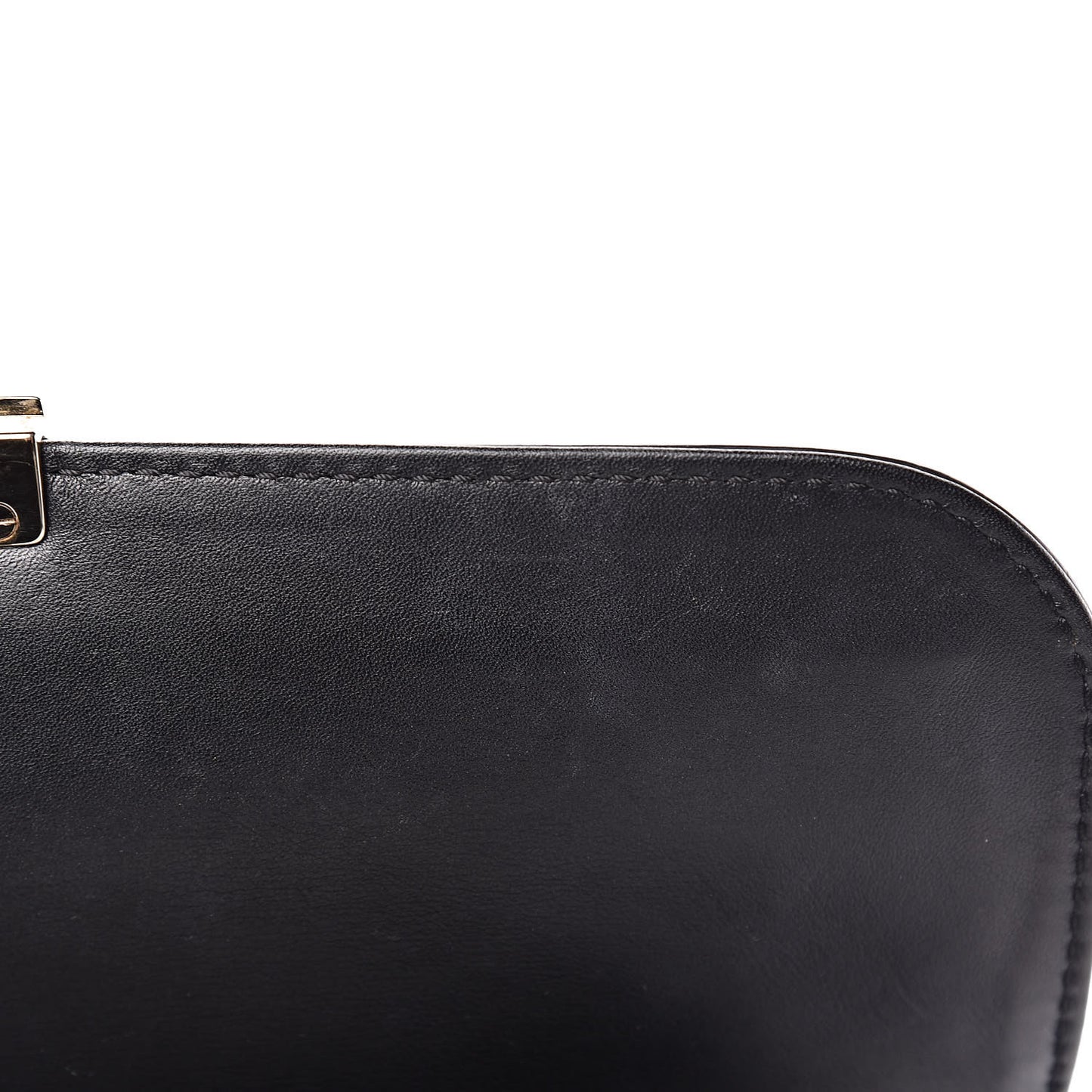 Vitello Medium Glam Lock Rockstud Flap Black